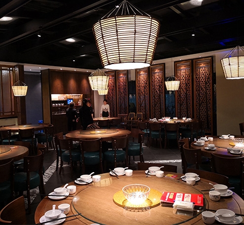 江门麻园湘西店湘菜馆餐厅灯具灯光设计案例 江门麻园湘西店湘菜馆餐厅灯具灯光设计案例