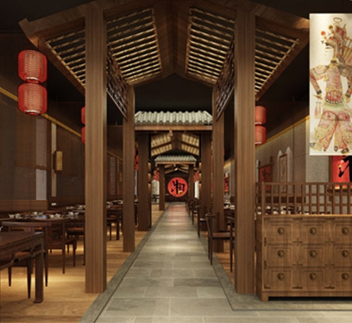光柏士灯光设计案例丨湘村人家湘菜餐饮馆 光柏士灯光设计案例丨湘村人家湘菜餐饮馆