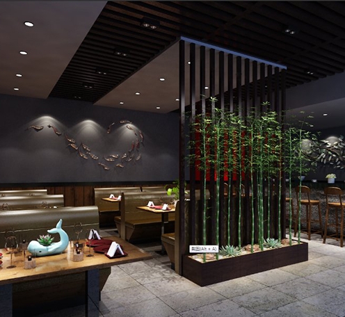 光柏士灯光改造案例丨花悦日式料理店 光柏士灯光改造案例丨花悦日式料理店