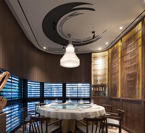 餐厅灯具应用|中式现代混搭风格餐厅灯光设计 餐厅灯具应用|中式现代混搭风格餐厅灯光设计