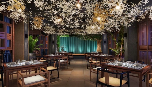 河南群英会餐厅 | 餐厅灯光设计 河南群英会餐厅 | 餐厅灯光设计