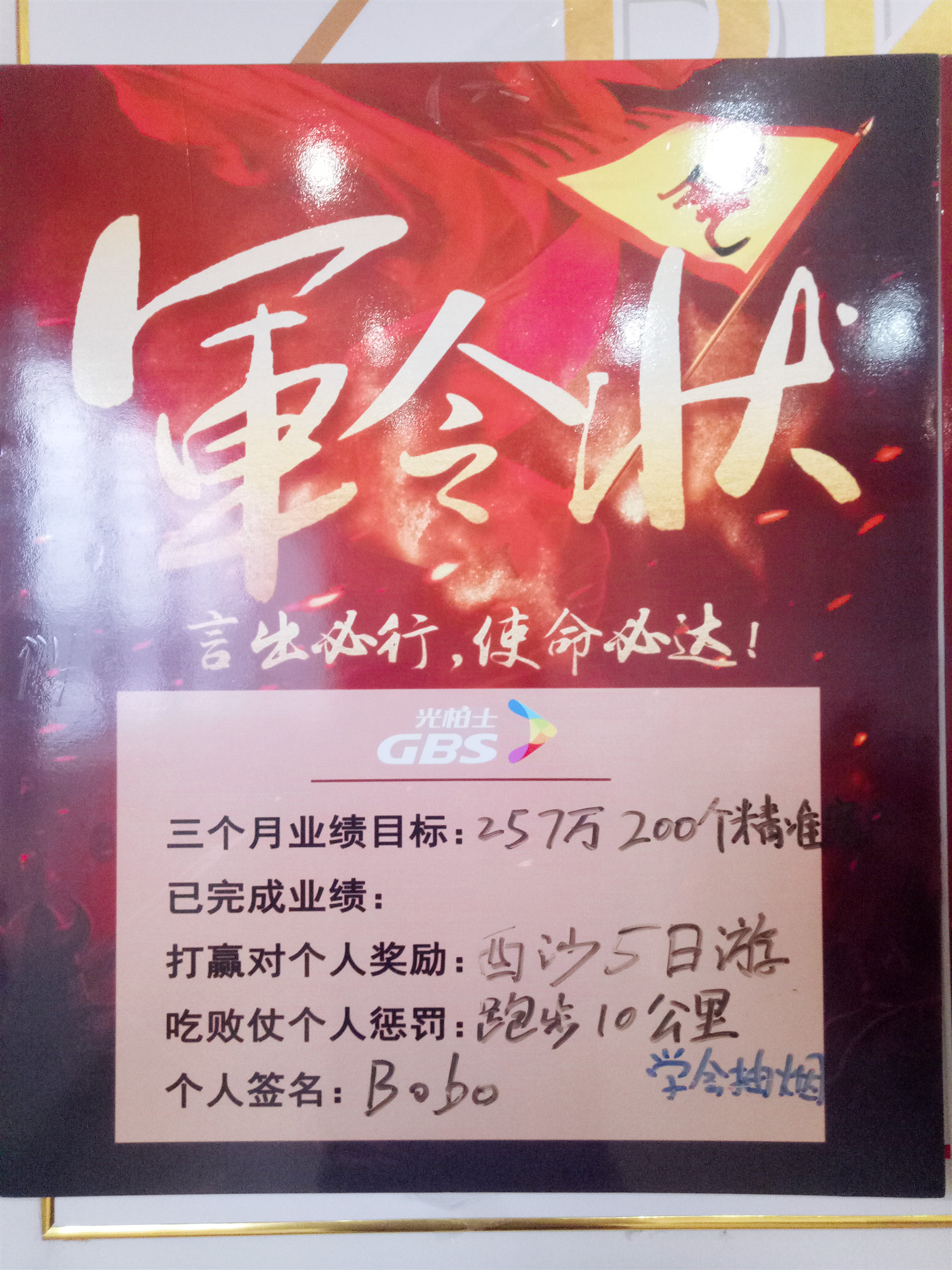 那日，我们庄严宣誓，今天，我们使命必达！